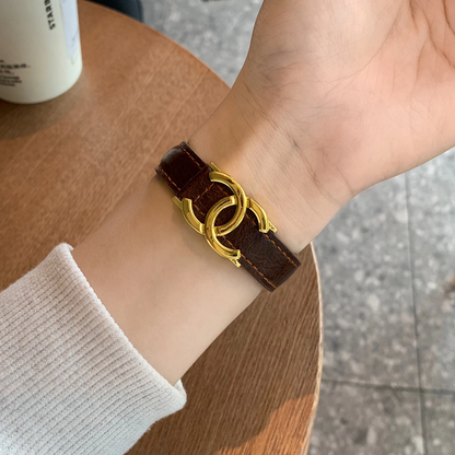 Double-C Leather Strap Roxy New 2