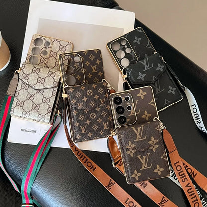 Luxury Louis Vuitton Case for Samsung Galaxy S22-S26