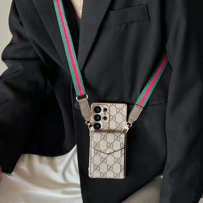 Crossbody LV Phone Case for Samsung Galaxy S22-S26 Series