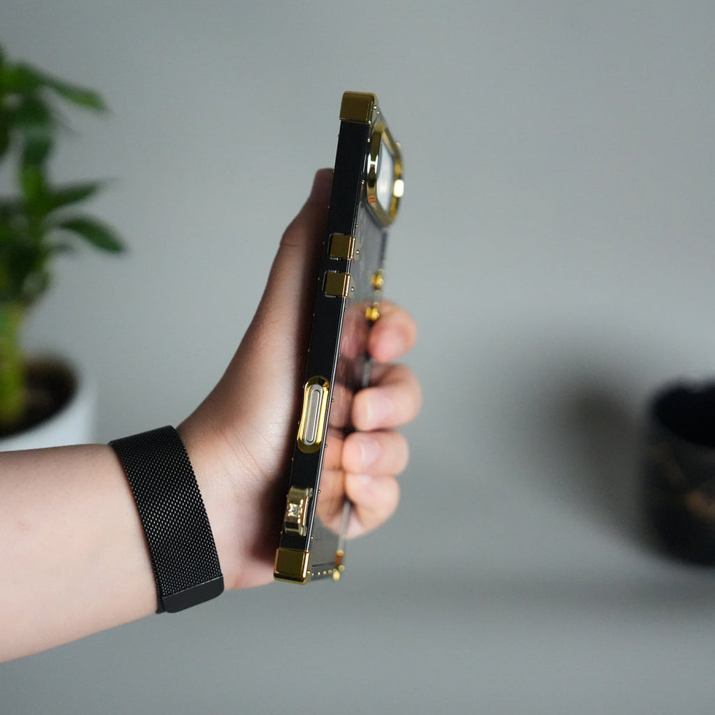 Luxury Brand Shiny Trunk Case For iPhone 17-12