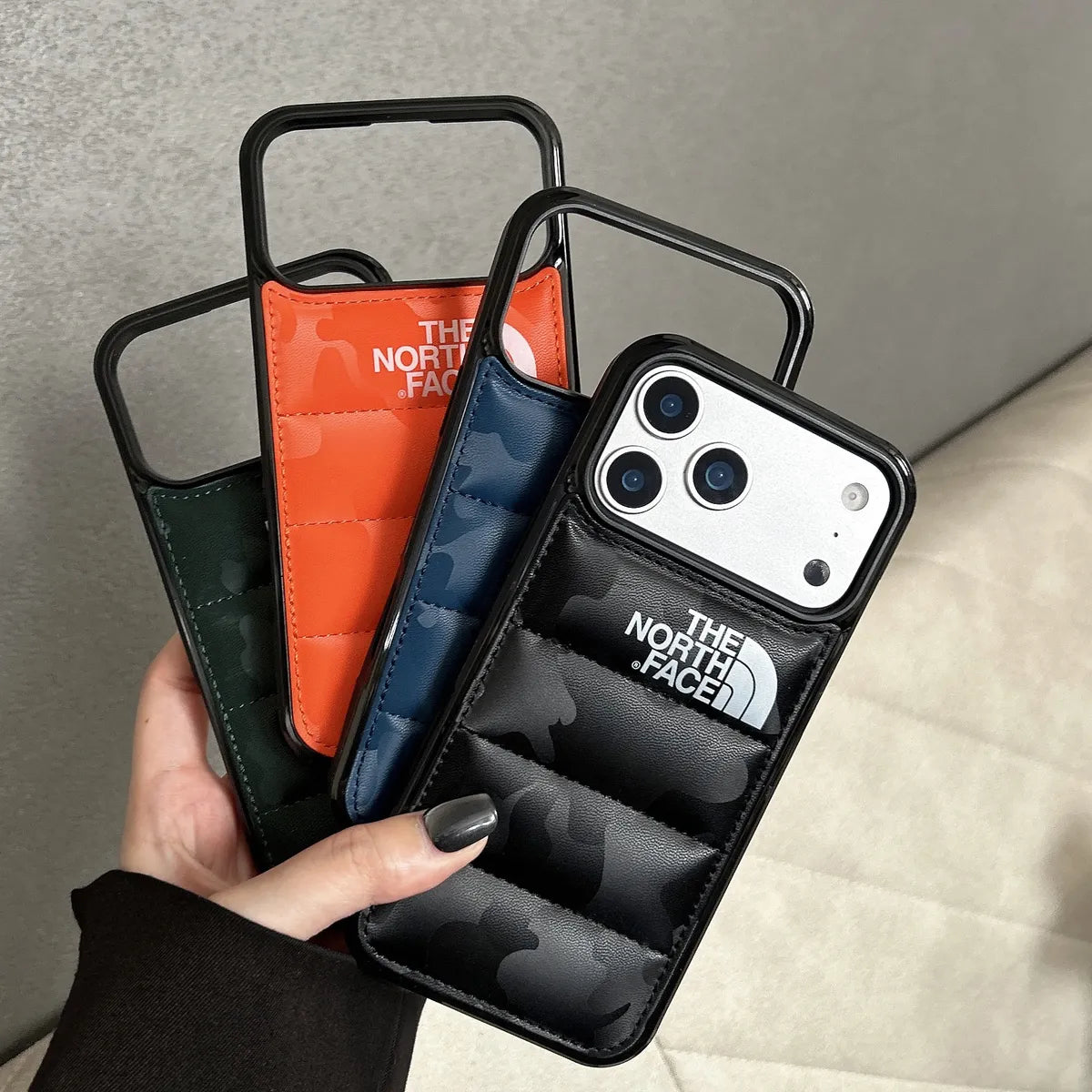 Premium Puffer Jacket Phone Case for iPhone 12-17