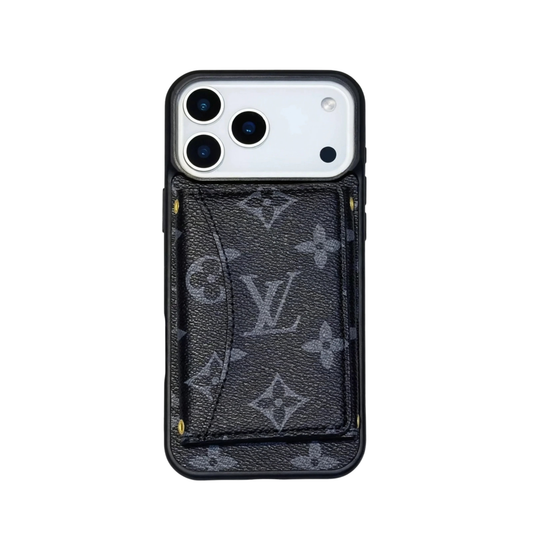 Luxury Card Holder Wallet Style Phone Case for iPhone 12-17 Series
