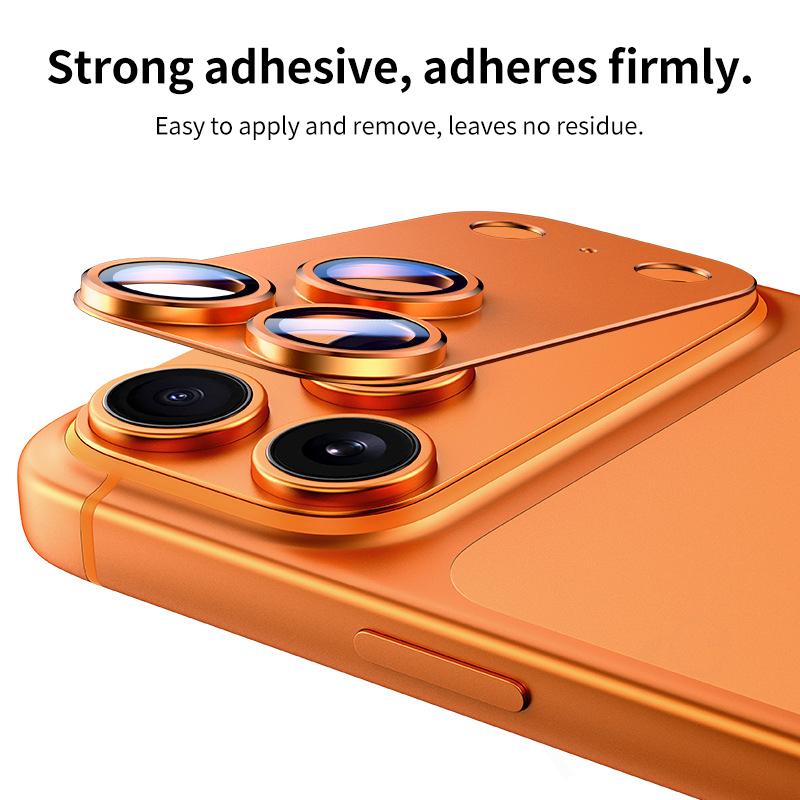 Full Coverage Frosted Metal Lens Protector For iPhone