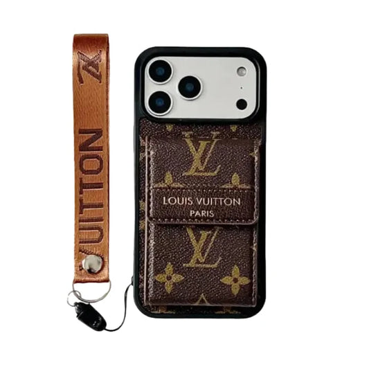 Louis Vuitton Phone case with card slot for iPhone 12-18 Pro & Pro Max
