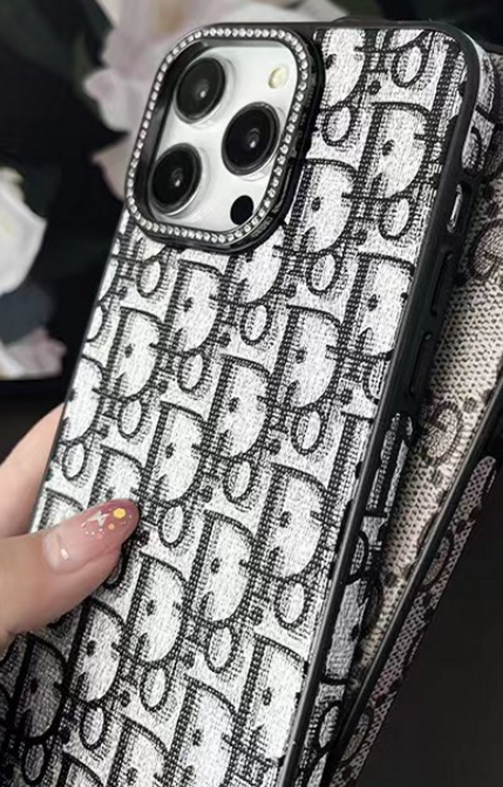 Luxury Brand Vertical Belt Stitched Case Cover For iPhone Roxy New 2