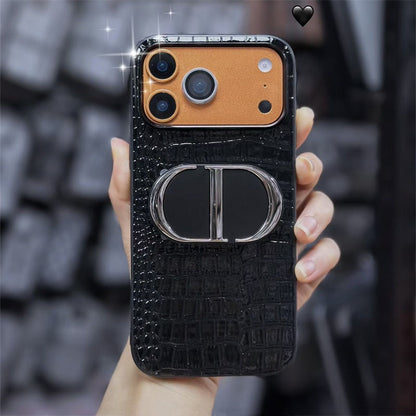 Stylish Dior iPhone Case with Mirror for iPhone 12-18 Pro & Pro Max