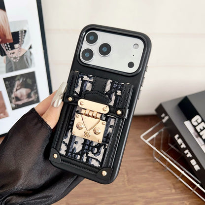 Fashion Dior Crossbody Phone Case for iPhone 13-18 Pro & Pro Max