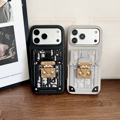 Fashion Dior Crossbody Phone Case iPhone 12-17 Series