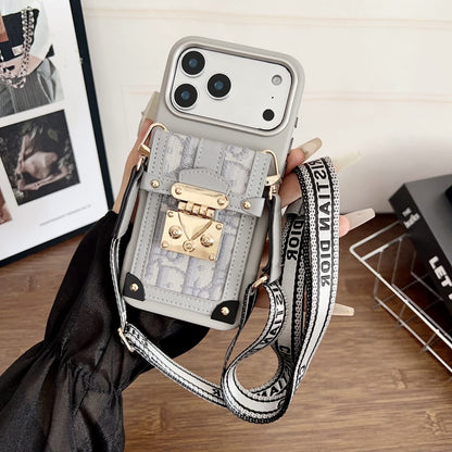 Fashion Dior Crossbody Phone Case iPhone 12-17 Series