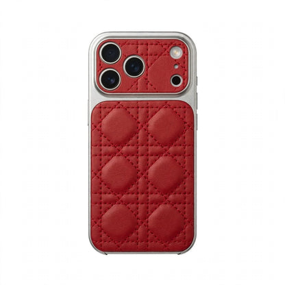 Dior Luxury Leather Phone Case for iPhone 14-18 Pro & Pro Max