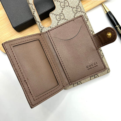 Samsung Galaxy S24 Series Luxury Brand Wallet Case Roxy New