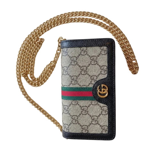 Luxury GG Chain Wallet Case for Samsung Galaxy S22-S26 Series