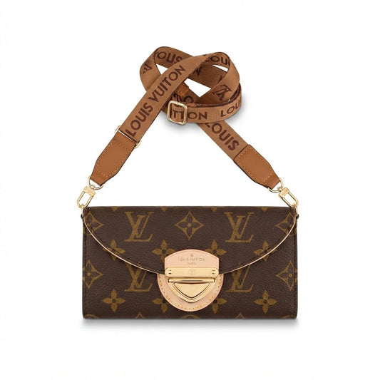 Crossbody Wallet Bag LV Style Case for iPhone 12-17 Series