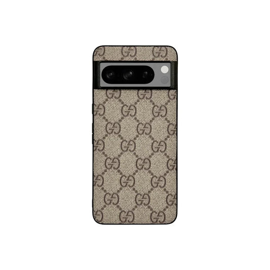 Luxury Gucci Monogram Canvas Classic Brown Case For Google Pixel