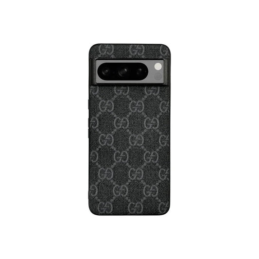 Luxury Gucci Monogram Canvas Classic Black Case For Google Pixel