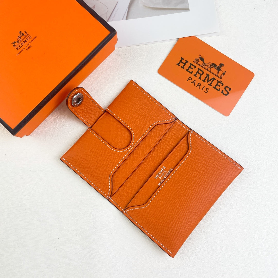Luxury HRMS Calfskin Card Holder
