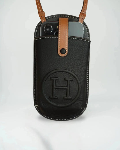 Hermès Pouch iPhone Case Crossbody Strap