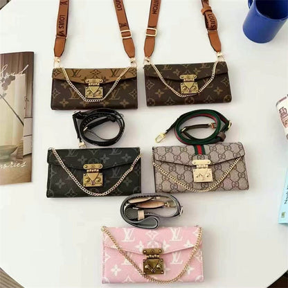 Monogram LV Luxurious Phone Case With Strap theroxymob