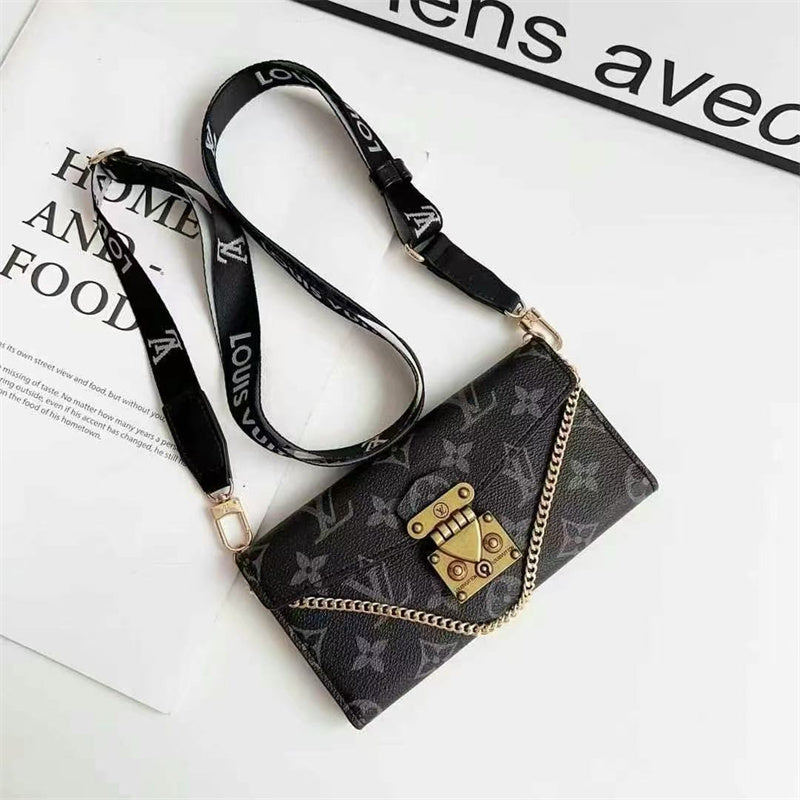 Monogram LV Luxurious Phone Case With Strap theroxymob