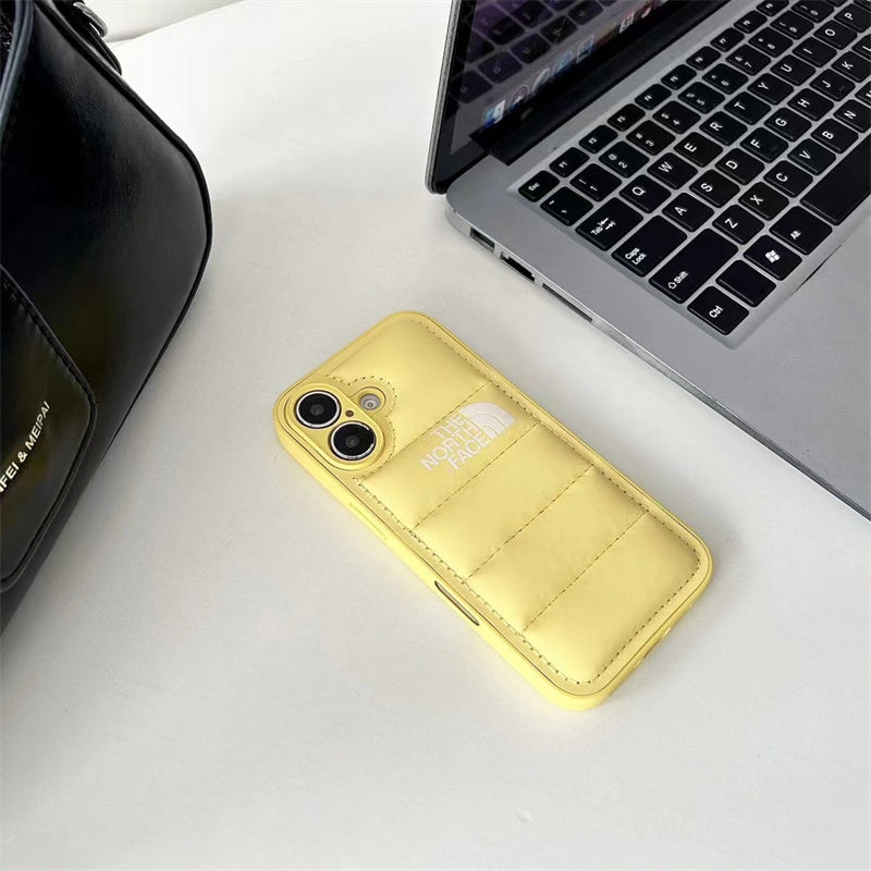 Luxury Fashion Leather The North Face Phone Case For iPhone theroxymob