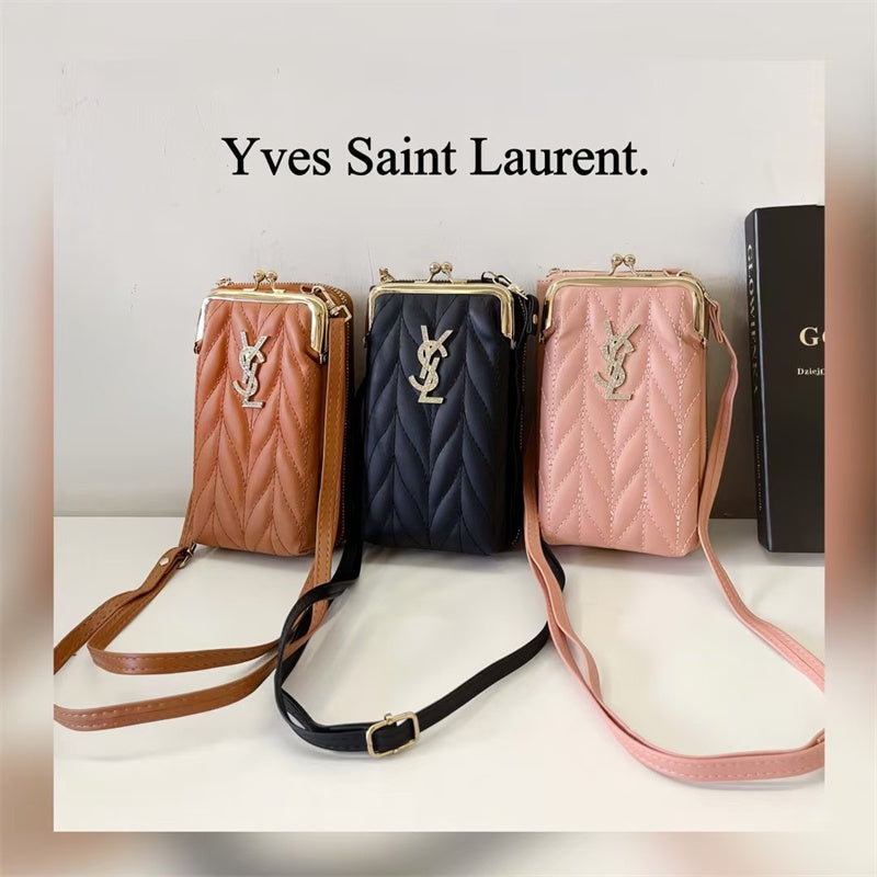 Elegant YSL genuine leather crossbody bag Roxy New