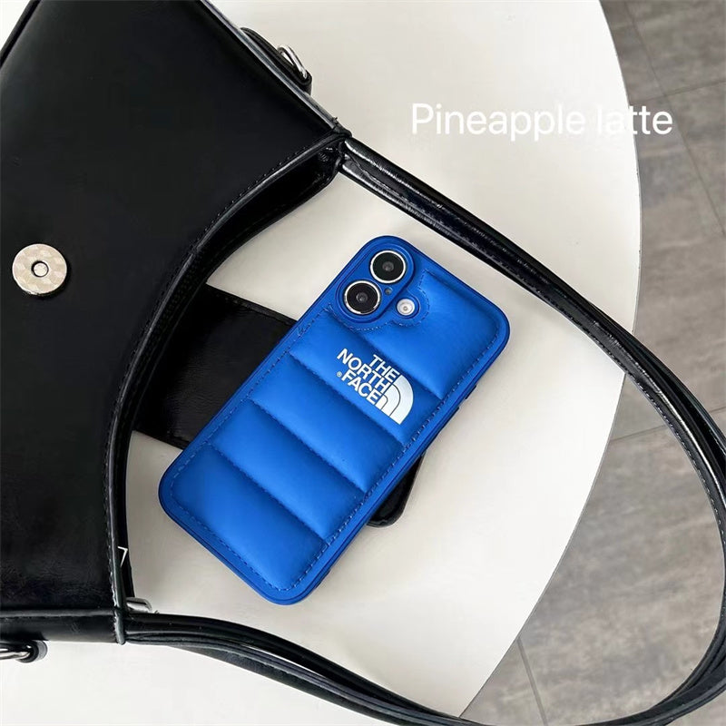 Luxury Fashion Leather The North Face Phone Case For iPhone theroxymob