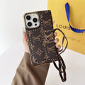 Monogram LV Leather iPhone Case theroxymob