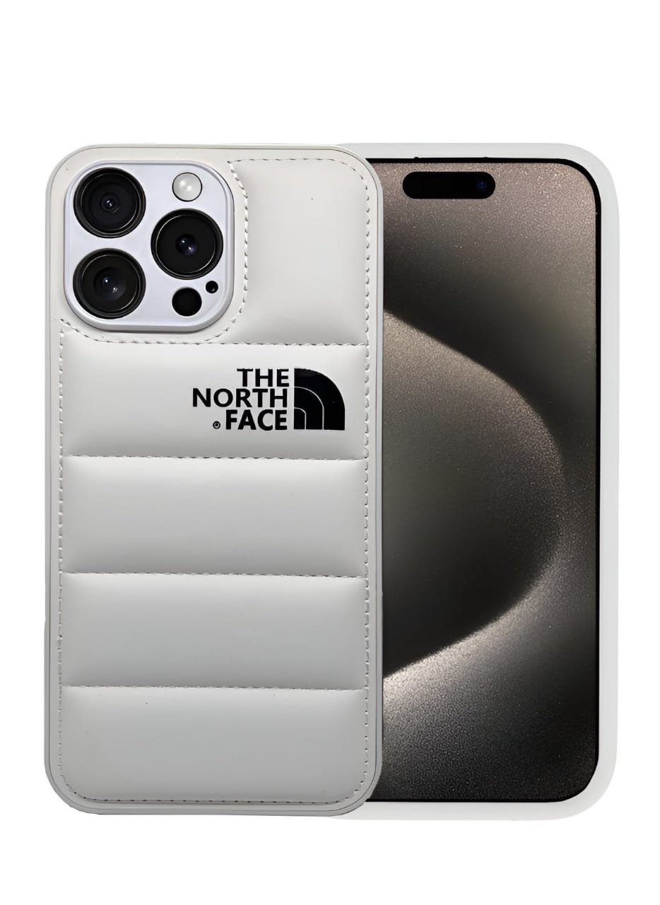 Luxury Fashion Leather The North Face Phone Case For iPhone theroxymob