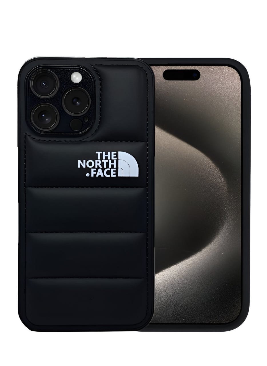 Luxury Fashion Leather The North Face Phone Case For iPhone theroxymob