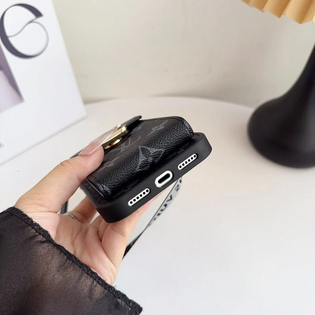 Leather Wallet Card Holder Phone Case For iPhone 17 / 16 / 15 / 14