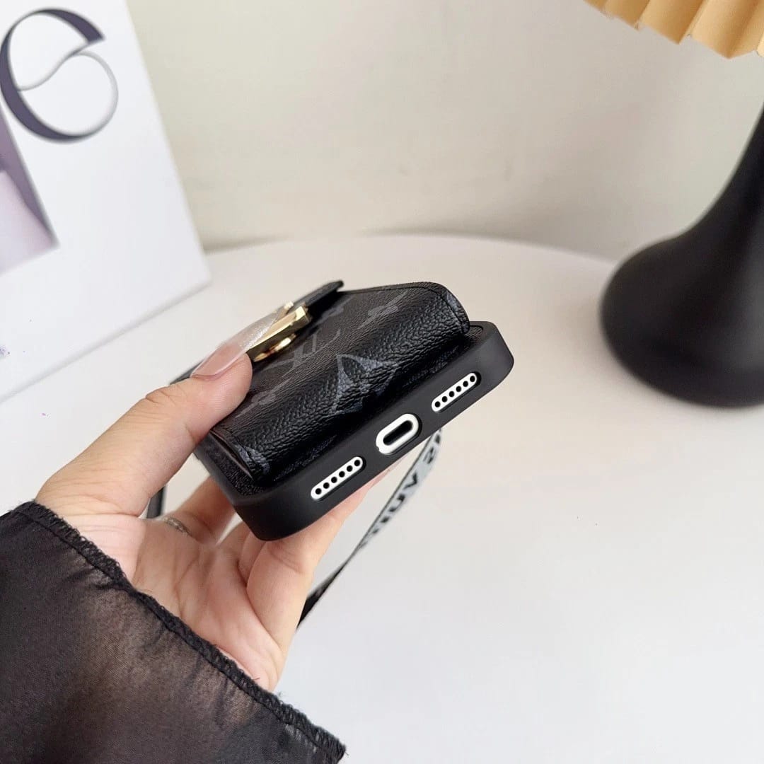 Leather Wallet Card Holder Phone Case For iPhone 17 / 16 / 15 / 14