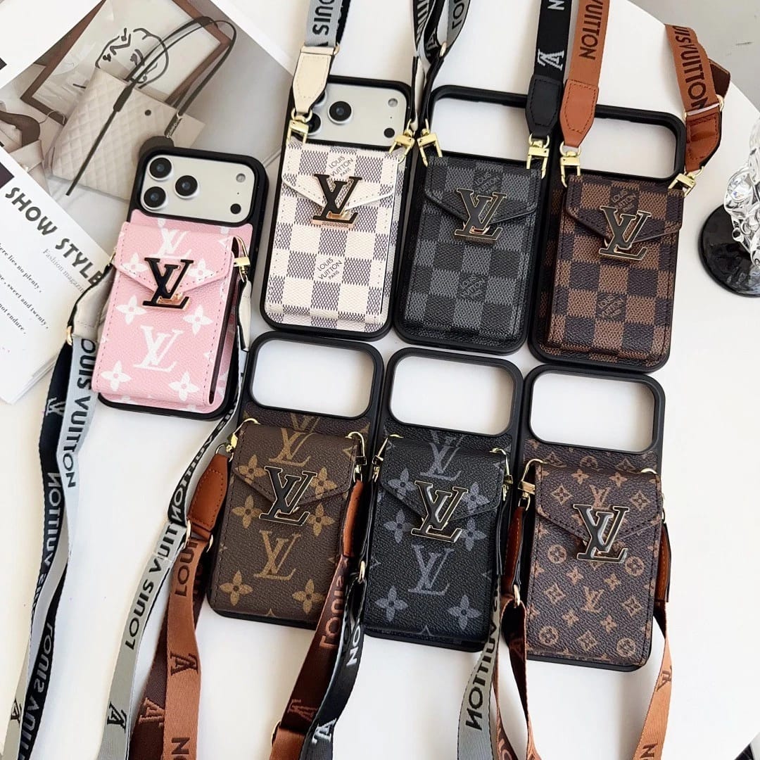 Leather Wallet Card Holder Phone Case For iPhone 17 / 16 / 15 / 14