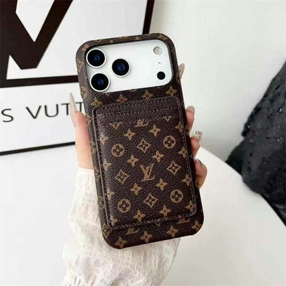 Leather Card Holder Case for iPhone 12-17 Series