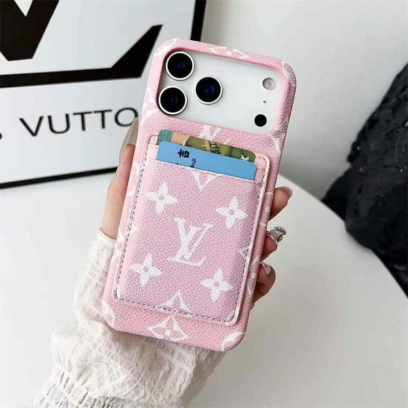 Leather Card Holder Case for iPhone 12-17 Series
