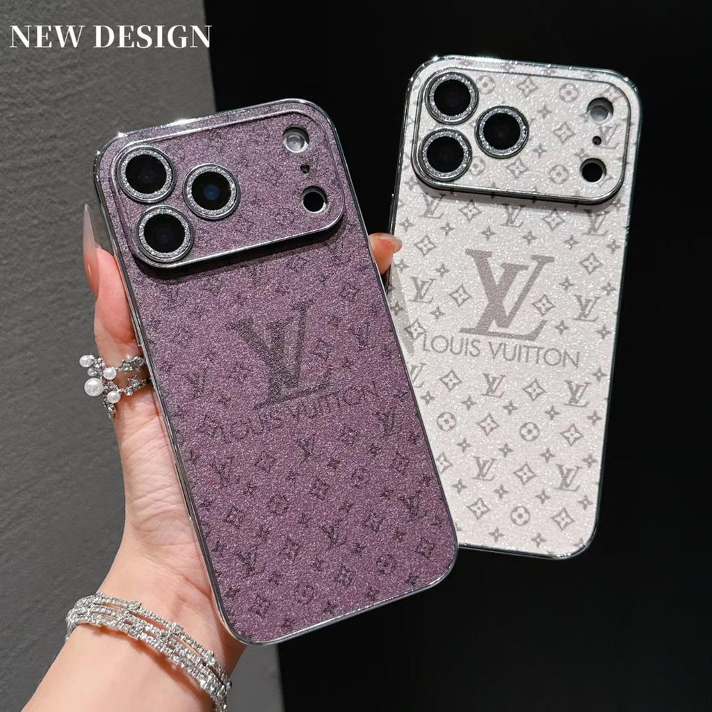 Lv Shiny Phone Case for iPhone 17/ 16/ 15/ 14