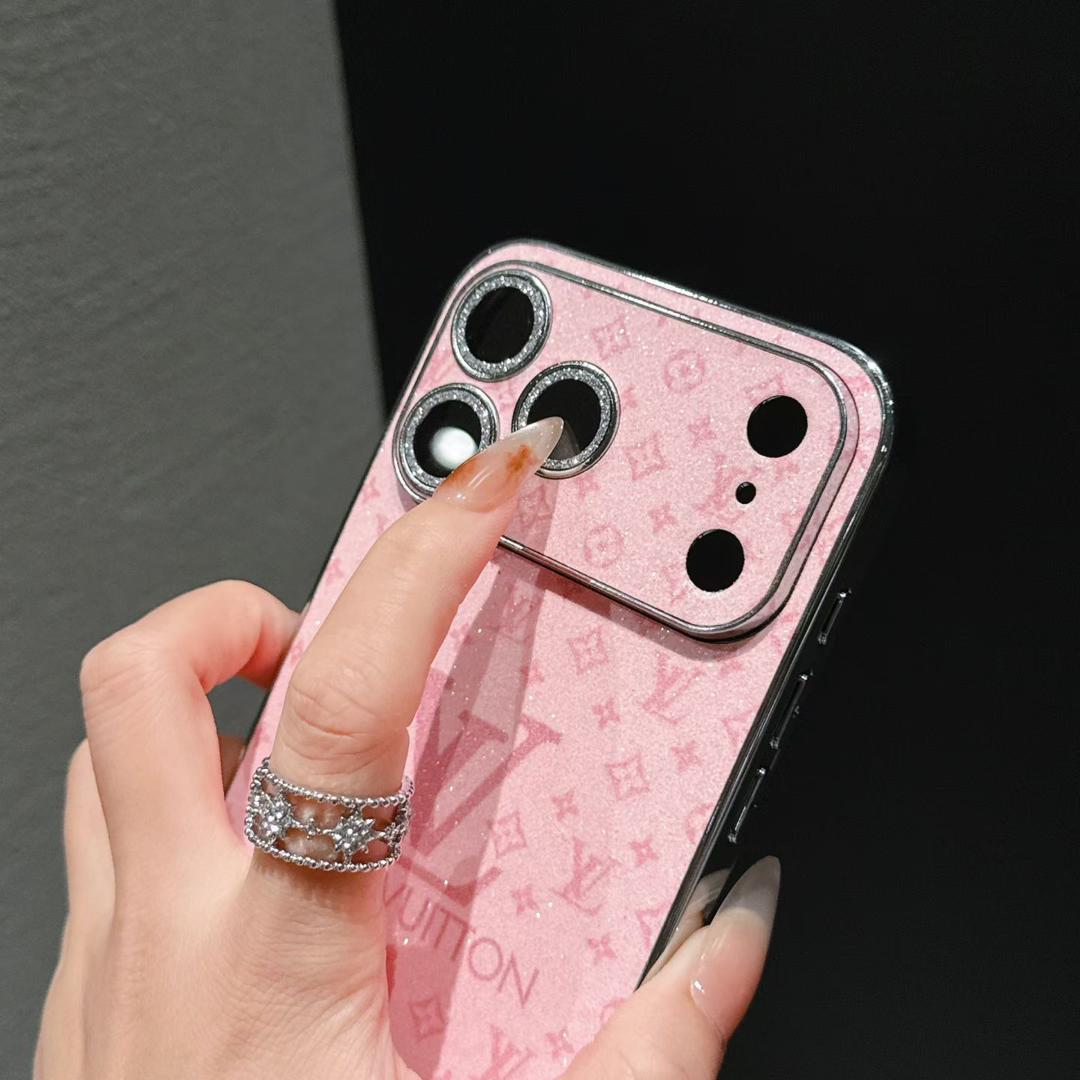 Lv Shiny Phone Case for iPhone 17/ 16/ 15/ 14