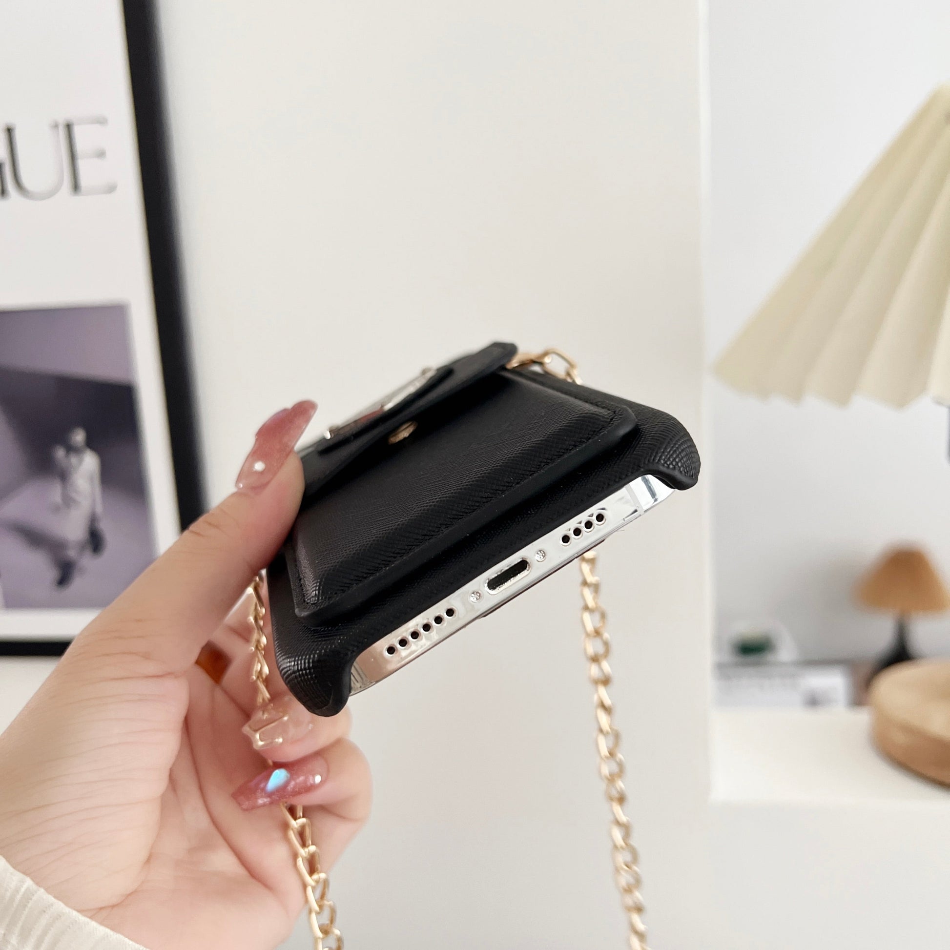Luxurious leather iPhone case Roxy New 2