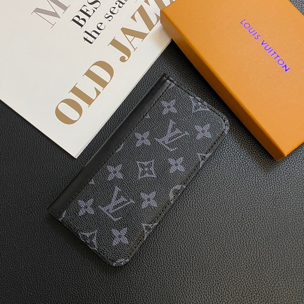 MONOGRAM LEATHER CARD COVER GALAXY CASE FOR SAMSUNG Roxy New