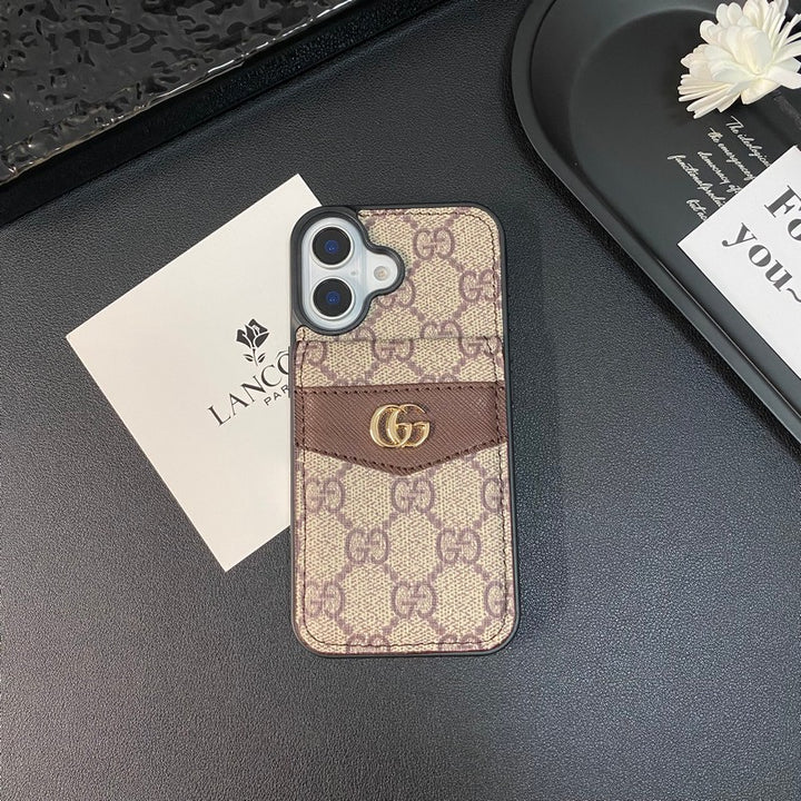 Luxury Case with  CARD BAG IPHONE CASE Roxy New 2