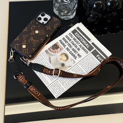 Lou Card Bag Chain Brown iPhone Case Roxy New 2