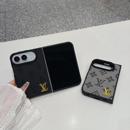 Luxury Louis Vuitton Embossed Floral Monogram Case for iPhone Duo