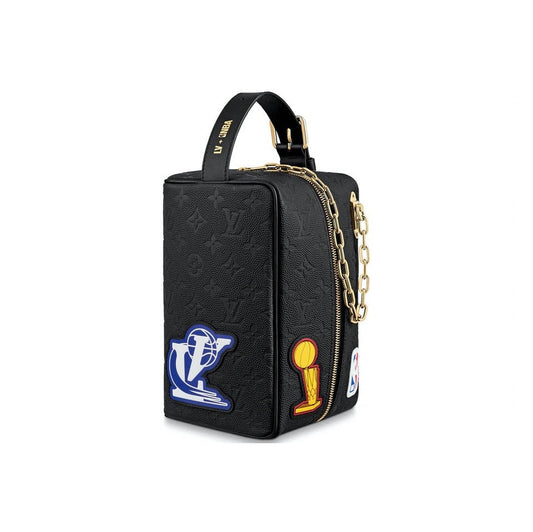 Louis Vuitton x NBA Hero Jacket Leather Cloackroom Dopp Kit Monogram Black