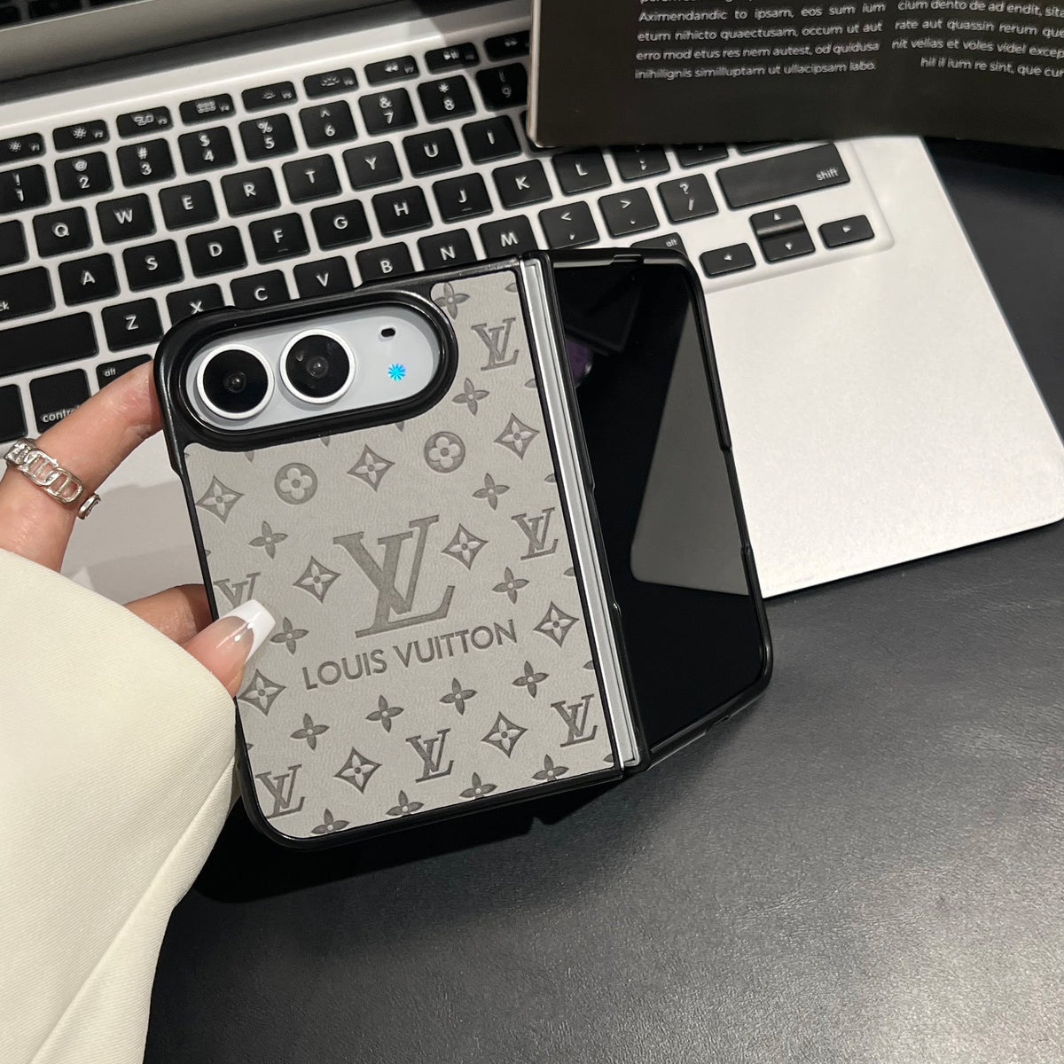 Luxury LV Monogram Canvas Case for iPhone Duo