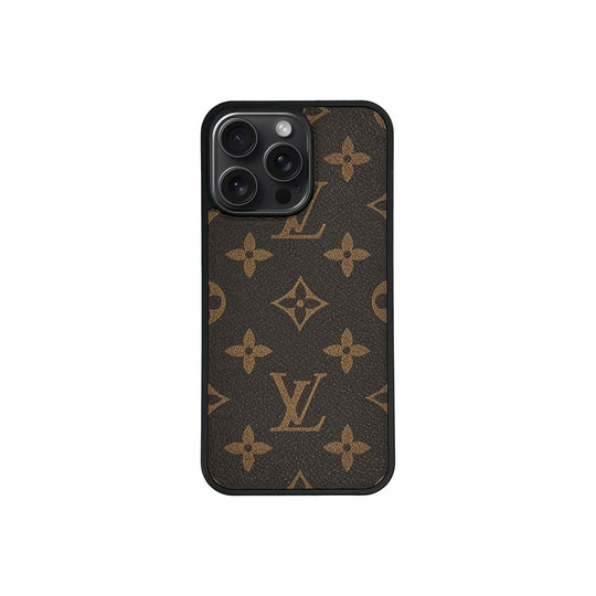 Brown Monogram MagSafe Case for iPhone 12-17 Series