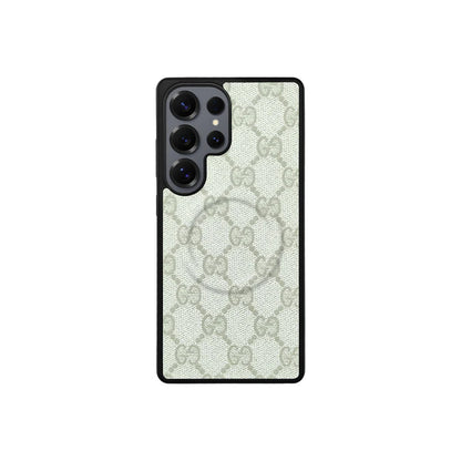 Luxury Monogram Canvas Light Case for Samsung S22-S26 Series