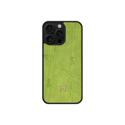 HRM Leather Minimalist Case with Contrast Border