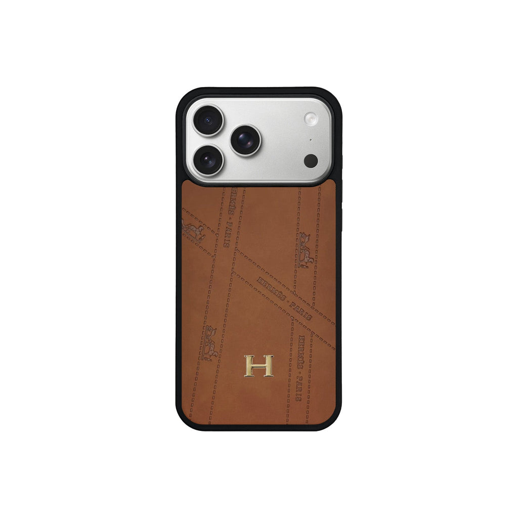 HRMS Premium Leather Protective Phone Case for iPhone 17/ 16/ 15/ 14