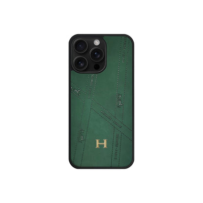 HRM Leather Minimalist Case with Contrast Border