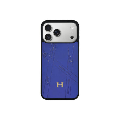 HRM Leather Minimalist Case with Contrast Border