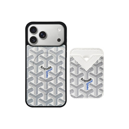GYD Vintage Leather Case Magsafe Card-Holder For iPhone 12-17